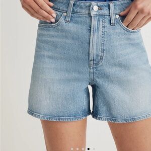 NWOT Perfect Vintage Mid-Length Jean Short in Wainfleet Wash